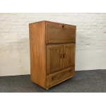 Ercol Windsor 469 Serving Cabinet/Bureau In Natural Elm.