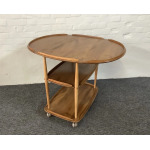 Ercol Windsor 505 Drop Leaf Serving Table On Castors.