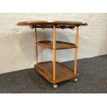 Ercol Windsor 505 Drop Leaf Serving Table On Castors.