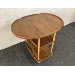 Ercol Windsor 505 Drop Leaf Serving Table On Castors.