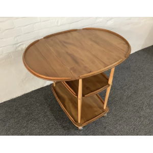 Ercol Windsor 505 Drop Leaf Serving Table On Castors.