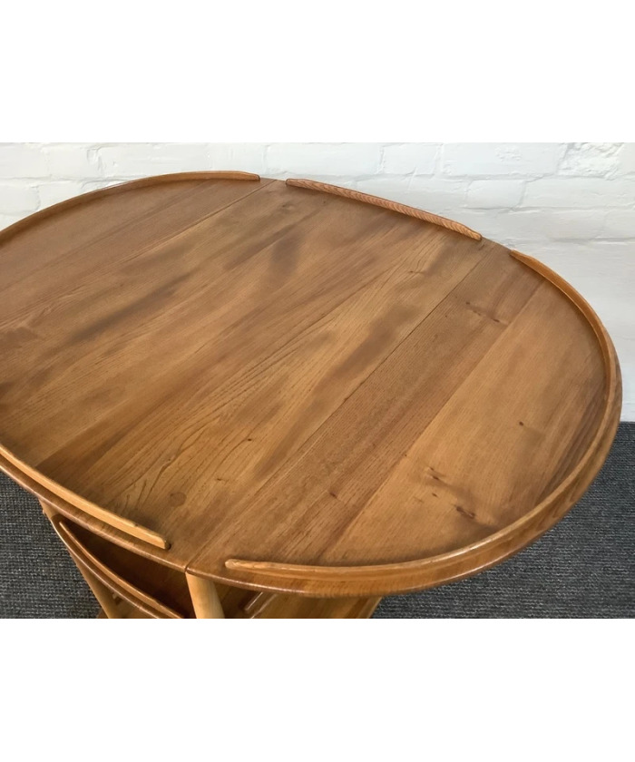 Ercol Windsor 505 Drop Leaf Serving Table On Castors.