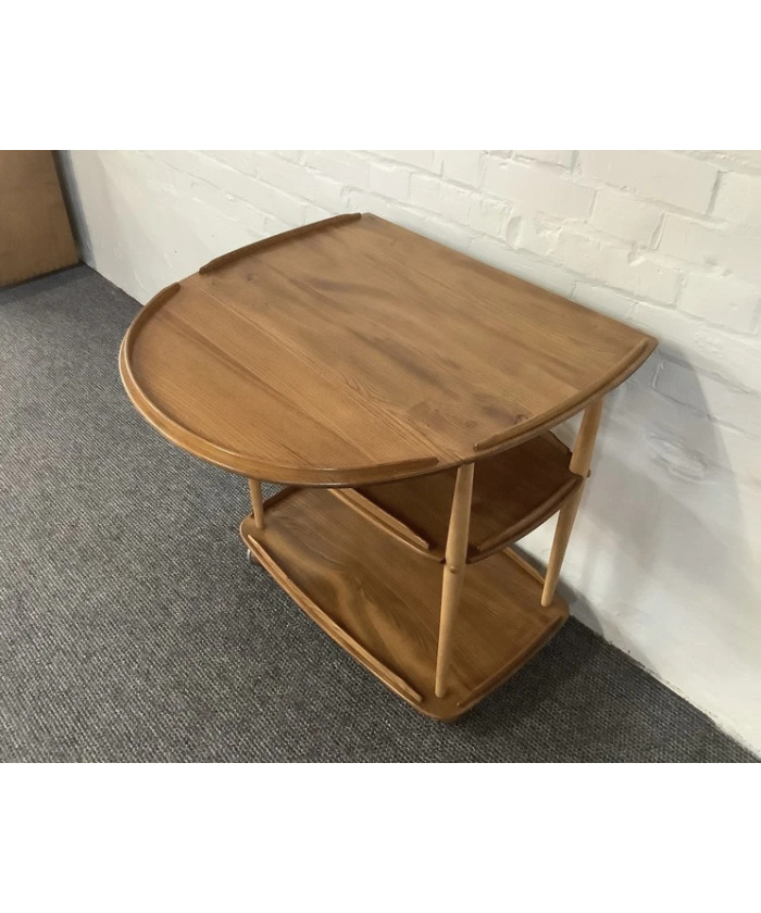 Ercol Windsor 505 Drop Leaf Serving Table On Castors.