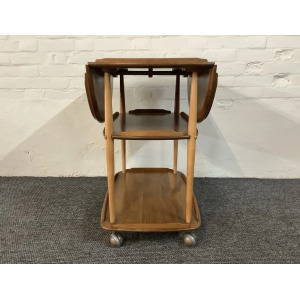 Ercol Windsor 505 Drop Leaf Serving Table On Castors.