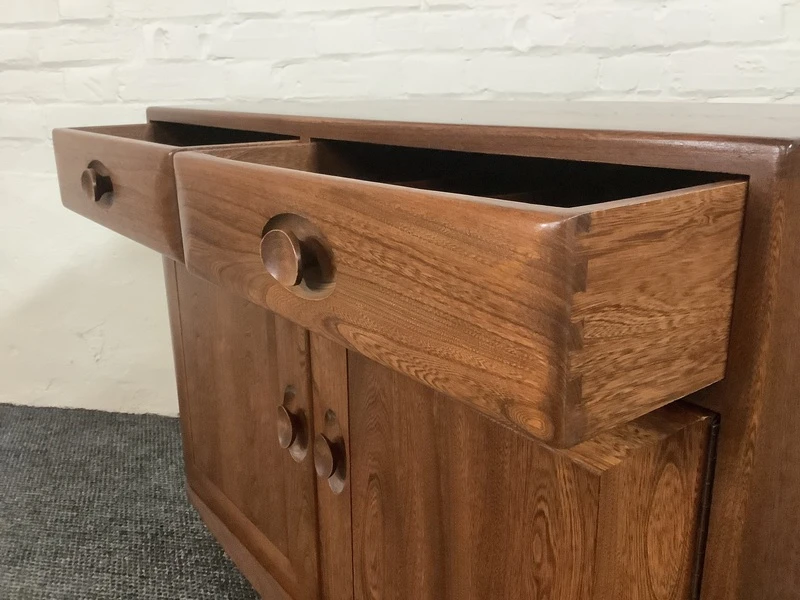 Ercol Windsor Cabinet In Golden Dawn Finish.