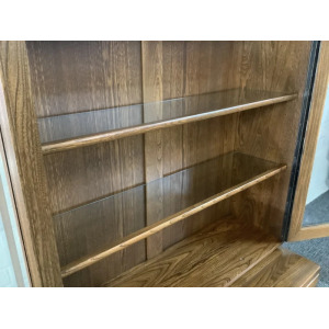 Ercol Windsor Display Cabinet On Castors.