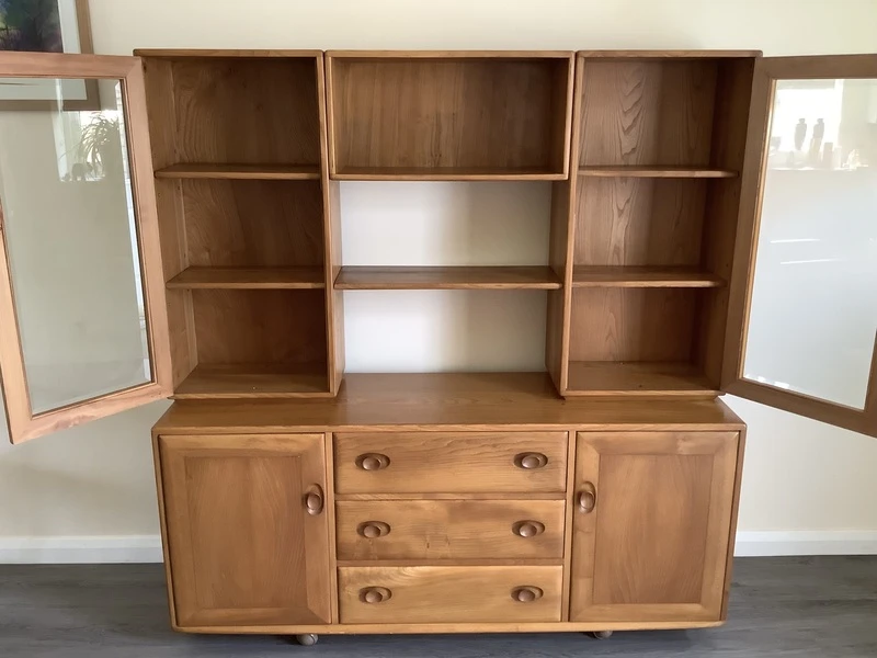 Ercol Windsor Sideboard Display.