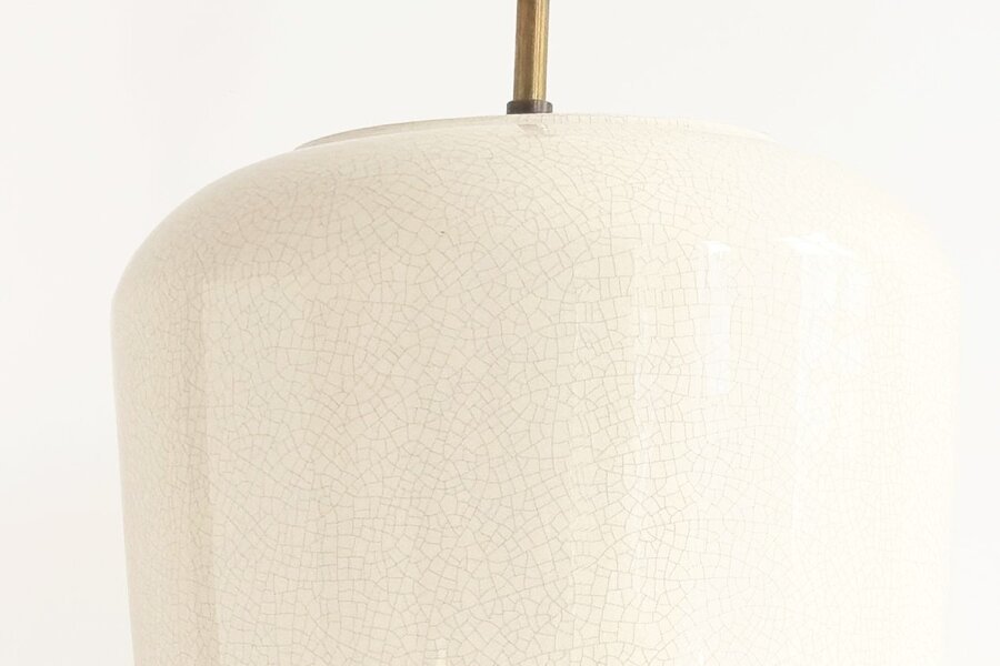 Faiencerie De Charolles Ceramic Table Lamp, 20th Century