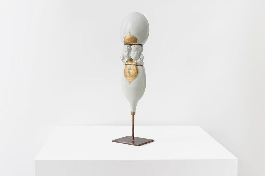 François Gueneau – Porcelain Silhouette Sculpture