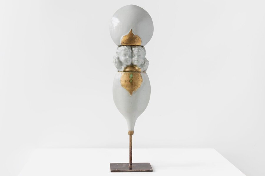 François Gueneau – Porcelain Silhouette Sculpture