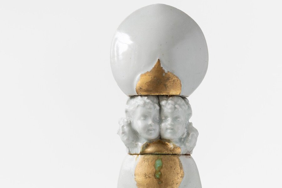 François Gueneau – Porcelain Silhouette Sculpture