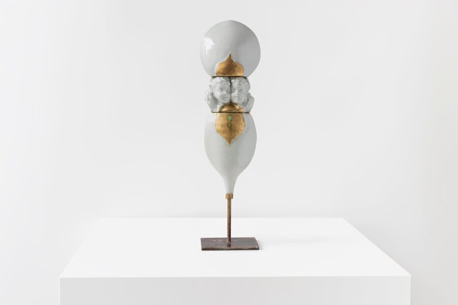 François Gueneau – Porcelain Silhouette Sculpture