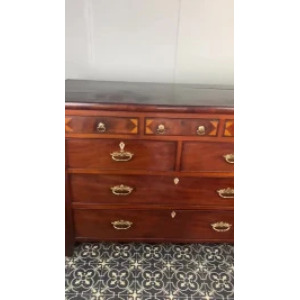 Georgian Mahogany Chest Of Drawers, Bedroom Furniture, Elegant Sideboard, 18th Century Cabinet, Dressing Room, Period Design, Interior Decor