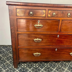 Georgian Mahogany Chest Of Drawers, Bedroom Furniture, Elegant Sideboard, 18th Century Cabinet, Dressing Room, Period Design, Interior Decor