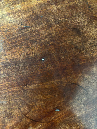 Georgian Mahogany Petal Top Pedestal Tripod Table