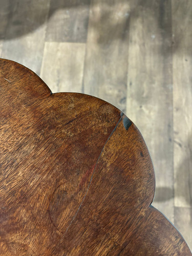 Georgian Mahogany Petal Top Pedestal Tripod Table