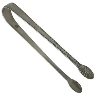 A good pair antique Georgian English solid silver Sugar Tongs 31g C.18thC