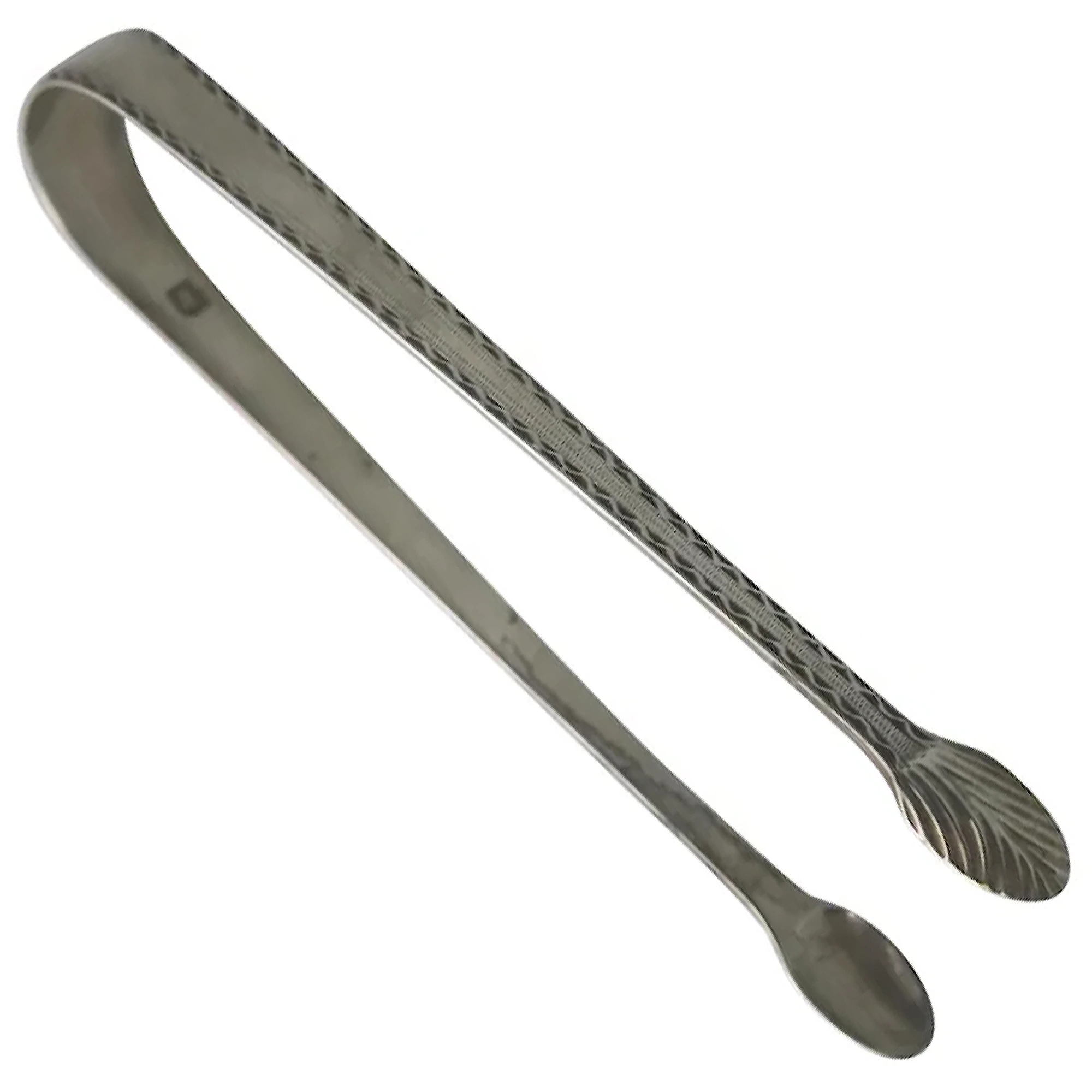 A good pair antique Georgian English solid silver Sugar Tongs 31g C.18thC