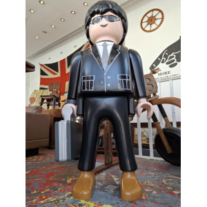 Giant Playmobil Secret Agent Toy Shop Display Figure. Vintage/Collectible/Retro