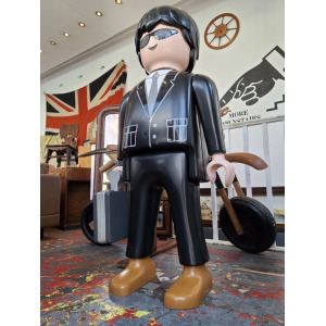 Giant Playmobil Secret Agent Toy Shop Display Figure. Vintage/Collectible/Retro