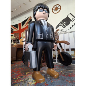 Giant Playmobil Secret Agent Toy Shop Display Figure. Vintage/Collectible/Retro