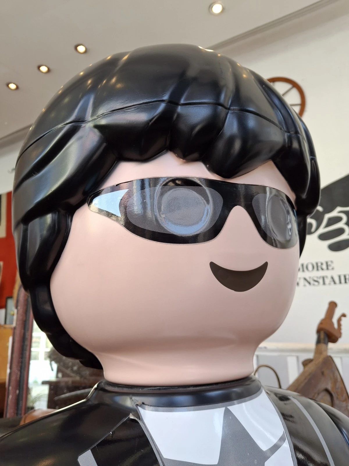 Giant Playmobil Secret Agent Toy Shop Display Figure. Vintage/Collectible/Retro