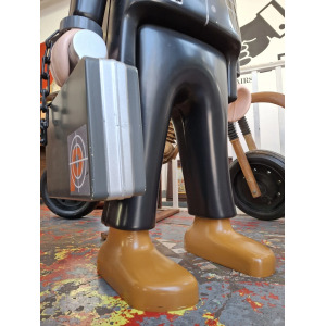 Giant Playmobil Secret Agent Toy Shop Display Figure. Vintage/Collectible/Retro
