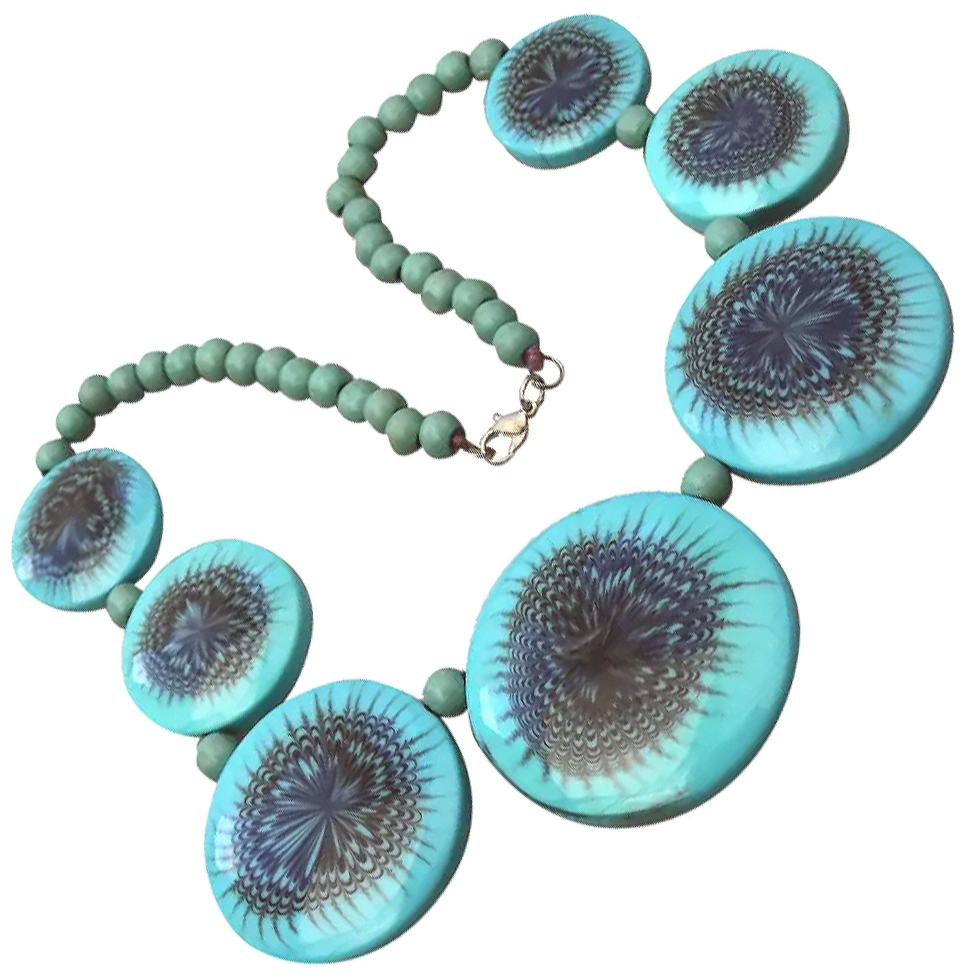 A Retro / Hippie costume jewellery designer Swinging Sixties Necklace C.1960's