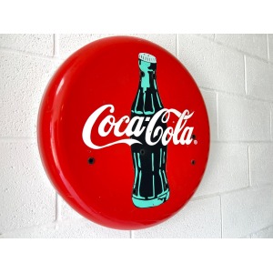 Homemade Coca Cola Button Sign