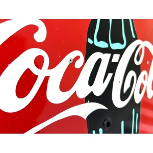 Homemade Coca Cola Button Sign