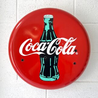 Homemade Coca Cola Button Sign