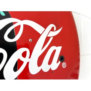 Homemade Coca Cola Button Sign