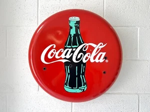Homemade Coca Cola Button Sign