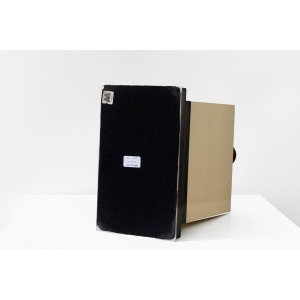 Jean Claude Mahey – Rectangular Cream Resin Table Lamp 1970s