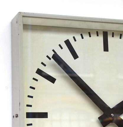 Large 44cm 1970s Czech Office/Commercial Industrial Wall Clock. Fully Guaranteed
