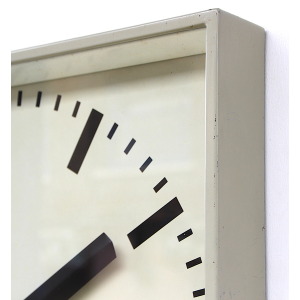 Large 44cm 1970s Czech Office/Commercial Industrial Wall Clock. Fully Guaranteed