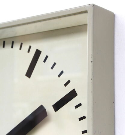 Large 44cm 1970s Czech Office/Commercial Industrial Wall Clock. Fully Guaranteed
