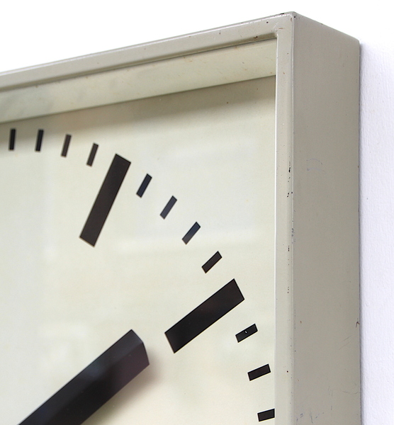Large 44cm 1970s Czech Office/Commercial Industrial Wall Clock. Fully Guaranteed