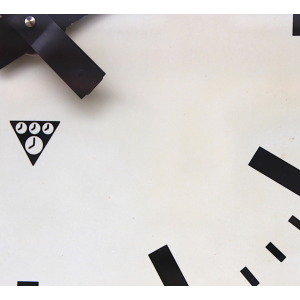 Large 44cm 1970s Czech Office/Commercial Industrial Wall Clock. Fully Guaranteed