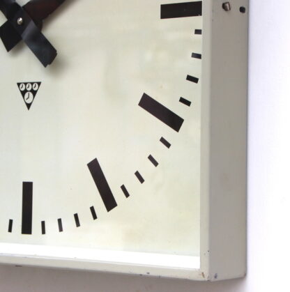Large 44cm 1970s Czech Office/Commercial Industrial Wall Clock. Fully Guaranteed