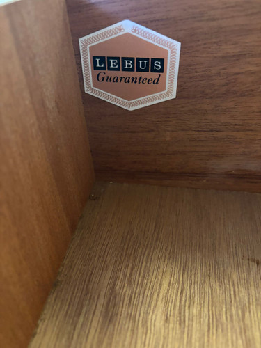 Lebus Mid Century 6 Drawer Bedroom Chest