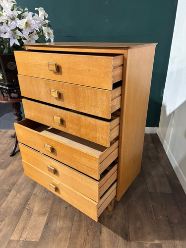 Lebus Mid Century 6 Drawer Bedroom Chest