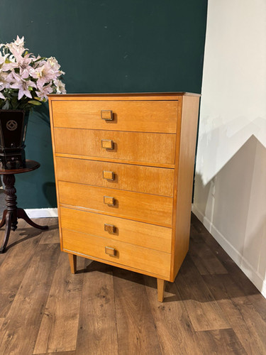 Lebus Mid Century 6 Drawer Bedroom Chest