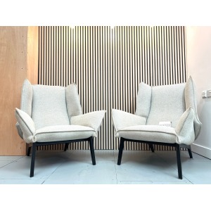 Ligne Roset, Pair of Upholstered Toa Armchairs