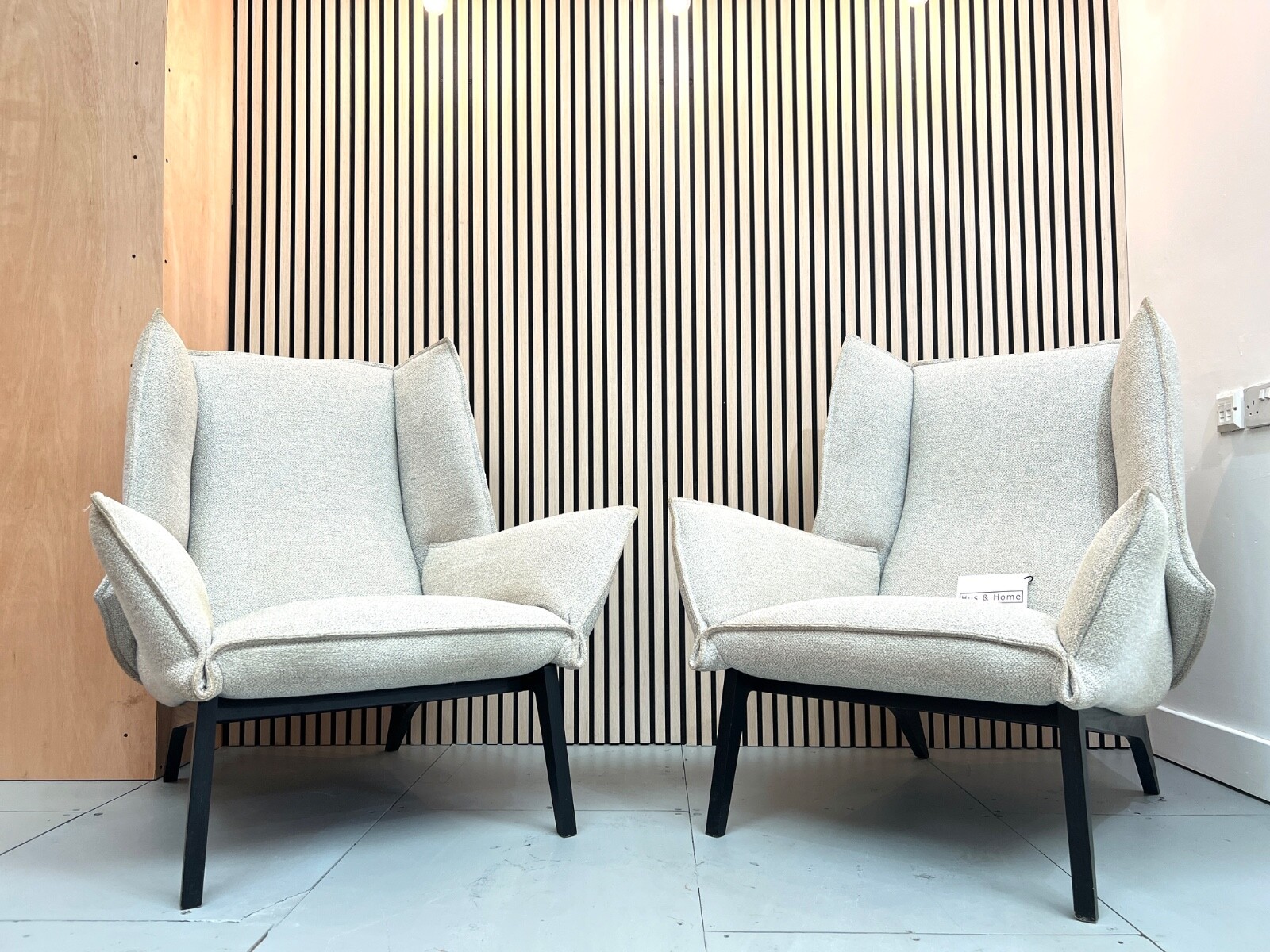 Ligne Roset, Pair of Upholstered Toa Armchairs