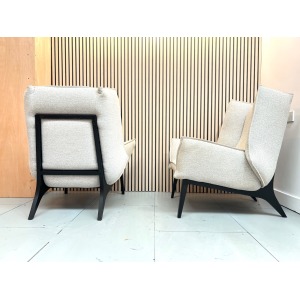 Ligne Roset, Pair of Upholstered Toa Armchairs