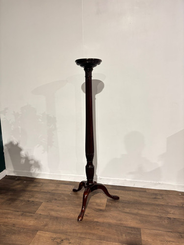 Mahogany Torchere Plant Stand (TALL)
