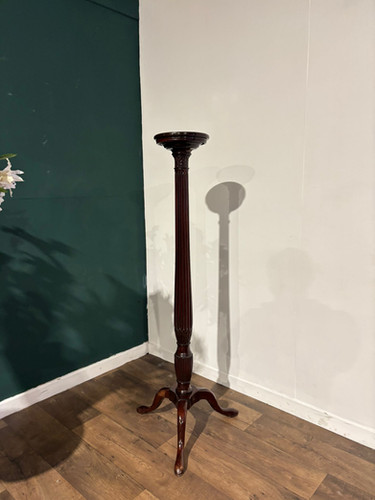 Mahogany Torchere Plant Stand (TALL)