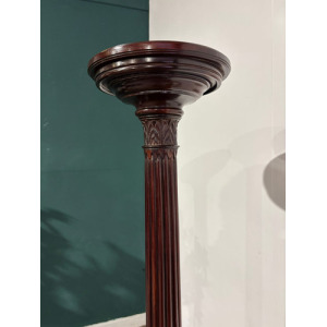 Mahogany Torchere Plant Stand (TALL)
