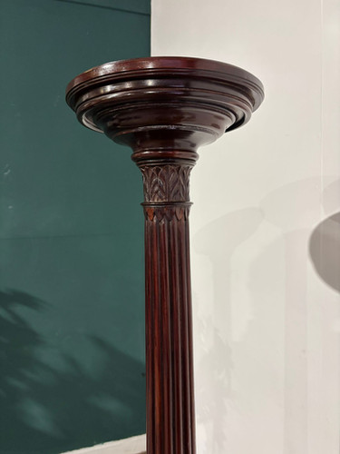 Mahogany Torchere Plant Stand (TALL)